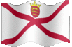 Medium animated flag of Jersey