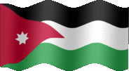 Large still flag of Jordan