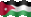 Extra Small animated flag of Jordan