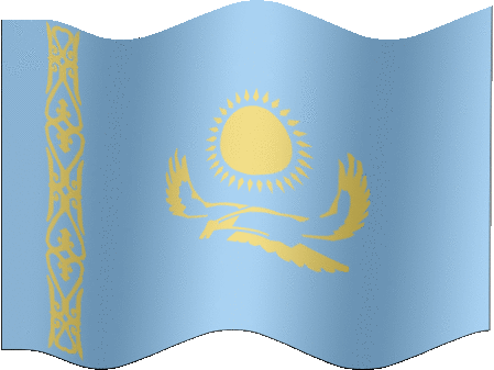 Very Big still flag of Kazakhstan