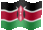 Small animated flag of Kenya