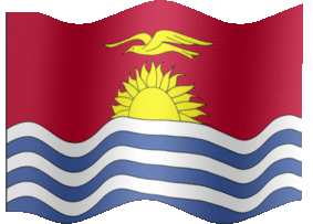 Extra Large animated flag of Kiribati