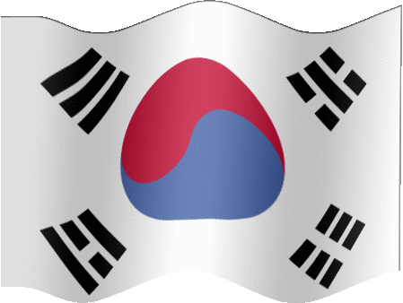 Very Big still flag of Korea, South