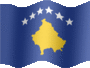 Animated Kosovo flags