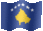 Small animated flag of Kosovo