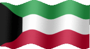 Large still flag of Kuwait