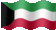 Small animated flag of Kuwait