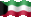 Extra Small animated flag of Kuwait