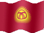 Animated Kyrgyzstan flags