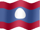 Large still flag of Laos