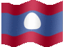 Medium animated flag of Laos