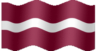 Large animated flag of Latvia
