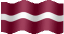 Medium animated flag of Latvia
