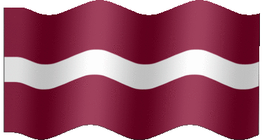Extra Large animated flag of Latvia