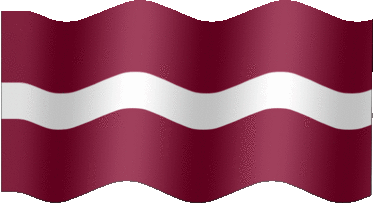 Extra Large still flag of Latvia