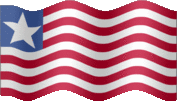 Large still flag of Liberia