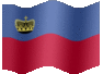 Medium animated flag of Liechtenstein