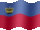 Small still flag of Liechtenstein