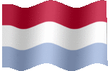 Large animated flag of Luxembourg