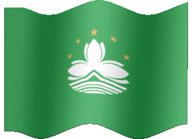 Extra Large animated flag of Macau
