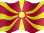 Medium still flag of Macedonia