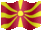 Small animated flag of Macedonia