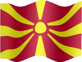 Extra Large still flag of Macedonia