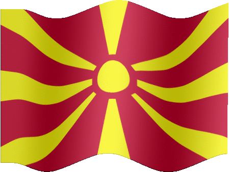 Very Big still flag of Macedonia