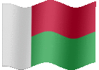 Large animated flag of Madagascar