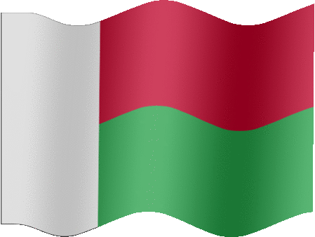 Very Big still flag of Madagascar