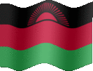 Large still flag of Malawi
