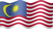 Large still flag of Malaysia