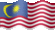 Small still flag of Malaysia