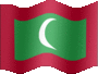 Animated Maldives flags