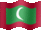 Small still flag of Maldives