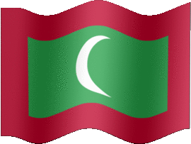 Extra Large still flag of Maldives
