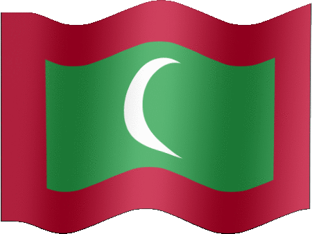 Very Big still flag of Maldives