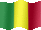 Small still flag of Mali