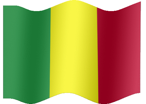 Very Big animated flag of Mali