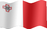 Large still flag of Malta