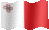 Small animated flag of Malta
