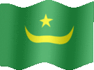 Large still flag of Mauritania