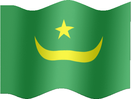 Very Big still flag of Mauritania