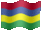 Small animated flag of Mauritius