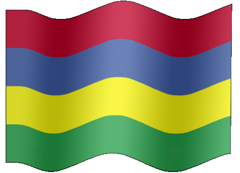 Very Big animated flag of Mauritius