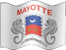 Large still flag of Mayotte