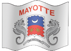 Extra Large animated flag of Mayotte