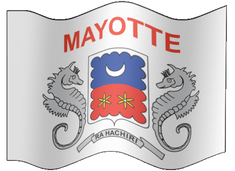 Very Big animated flag of Mayotte