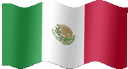Large animated flag of Mexico