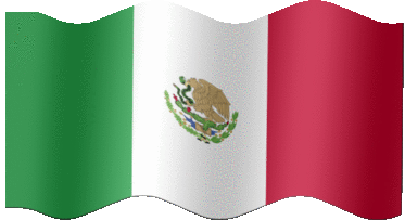 Extra Large animated flag of Mexico